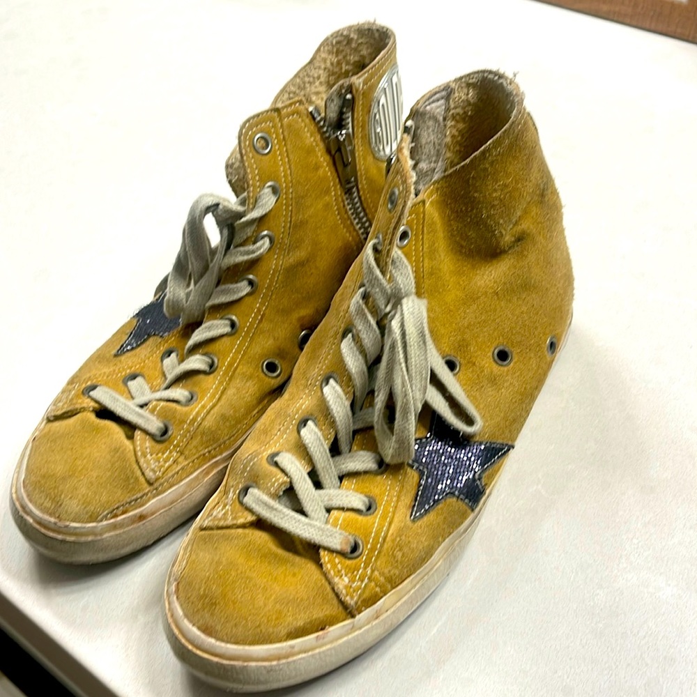 Golden goose high tops. Yellow. Size 37. Vintage